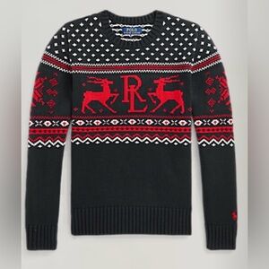 Polo by Ralph Lauren Boy’s Sweater in Navy and Red
